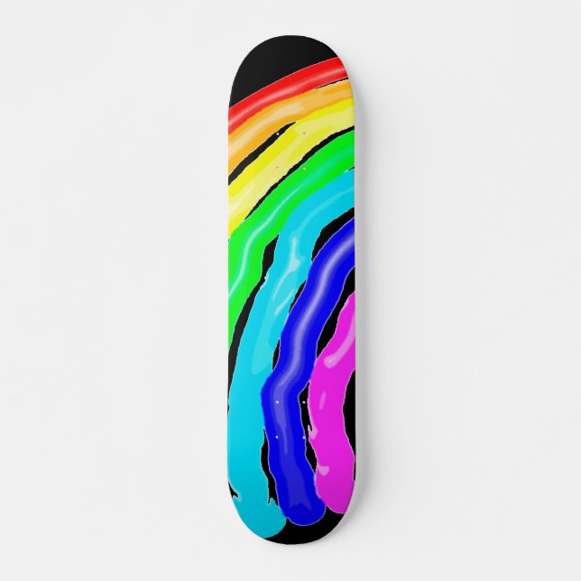 Skateboard Arc-en tiré (Devant)