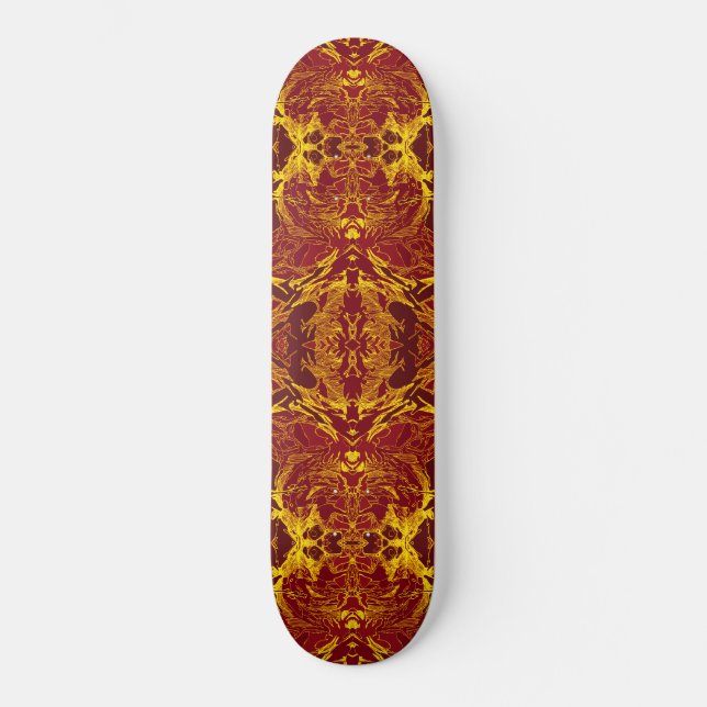 Skateboard Arcane infrarouge Ambre Nord (Recto)