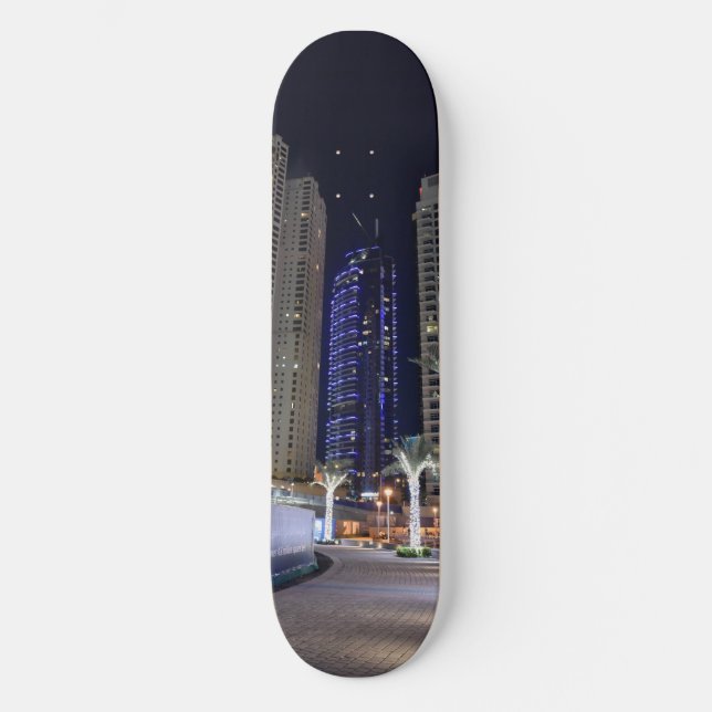 Skateboard Architecture de Dubaï la nuit (Recto)