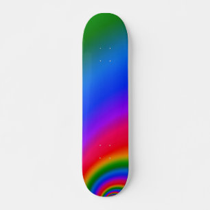 Skateboard Arcs-en-ciel