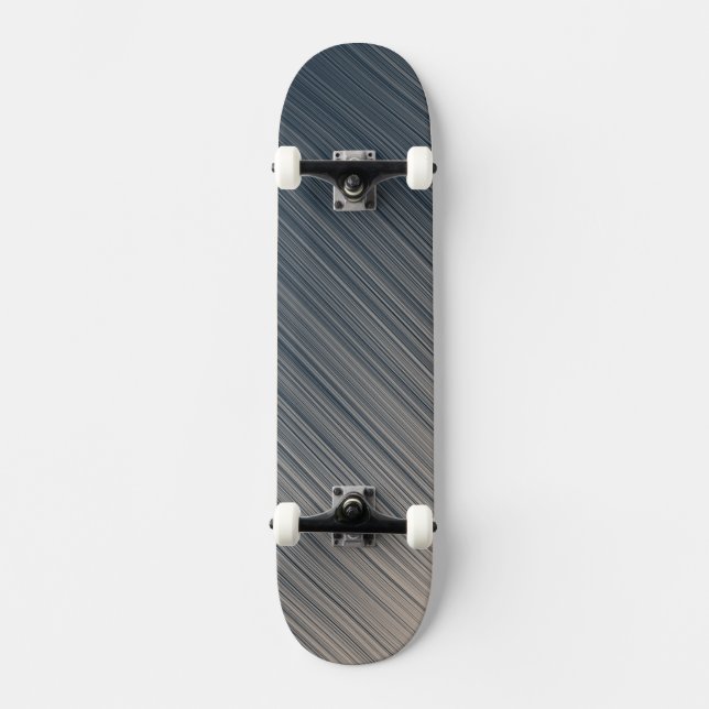 Skateboard Ardoise et crème (Recto)