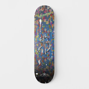 SKATEBOARD ARGENT