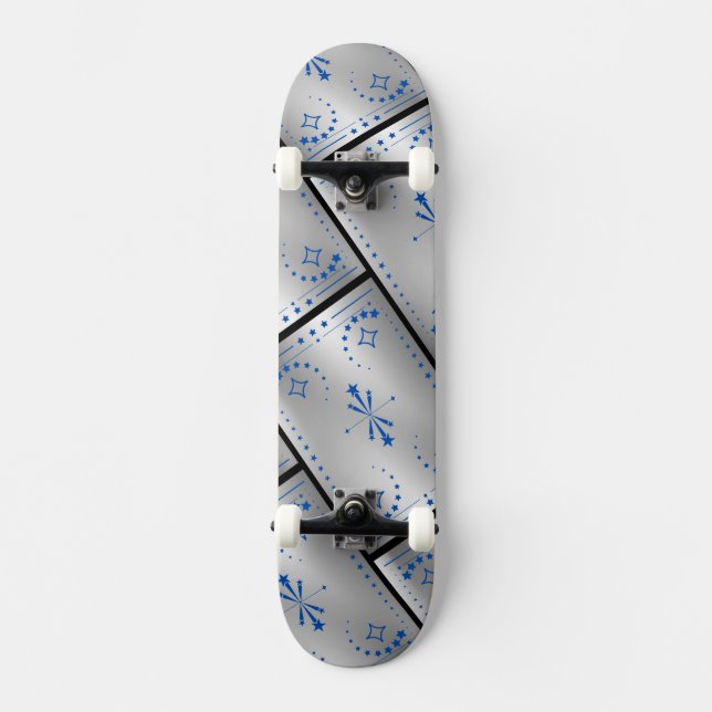 Skateboard Argent Classique (Recto)