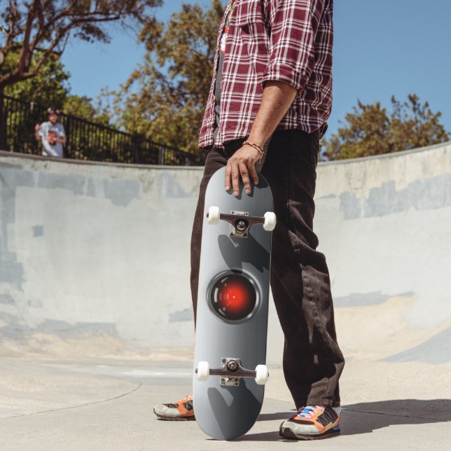 Skateboard Argent métallique (Extérieur 2)