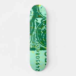 Skateboard Argent vert