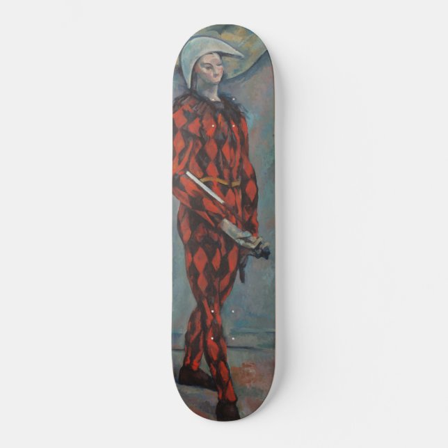 Skateboard Arlequin (Joker) (par Paul Cézanne) (Recto)