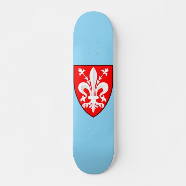 Skateboard Armoiries de Florence (Devant)