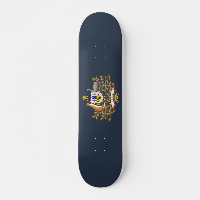 Skateboard Armoiries de l'Australie (Devant)