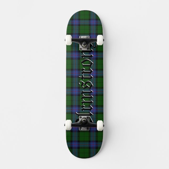 Skateboard Armstrong Tartan Scottish Plaid Motif (Recto)