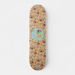 Skateboard Arrêtez et sentez le Motif de l'escargot des frais