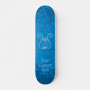 Skateboard Arrière - plan Blue Lyre
