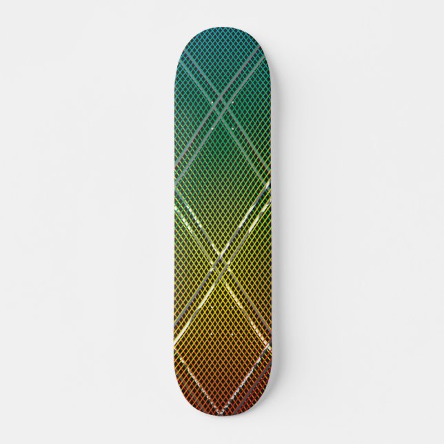 Skateboard Arrière - plan de bandes diagonales 11 (Devant)