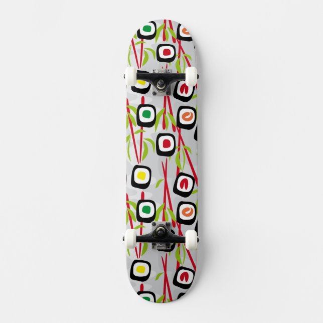 Skateboard Arrière - plan de sushi (Recto)