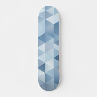 Skateboard Arrière-plan des triangles en bleu et gris