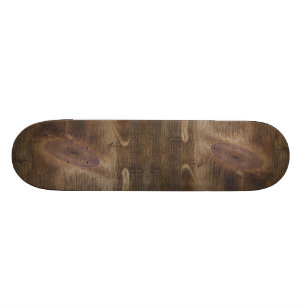 Skateboard Arrière - plan en bois inextricable rustique