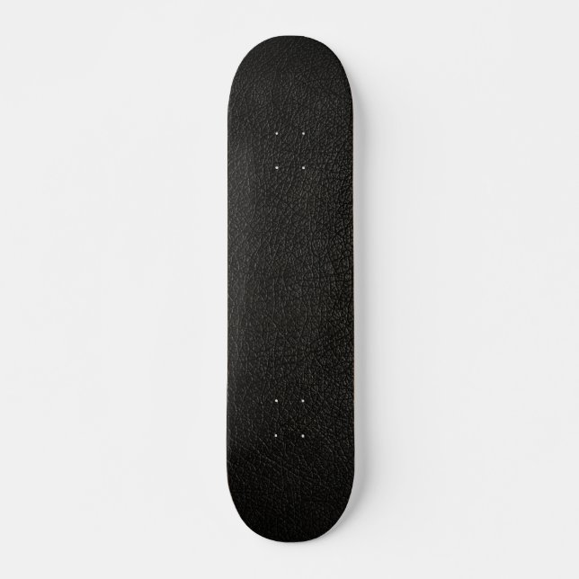 Skateboard Arrière - plan en cuir noir (Devant)