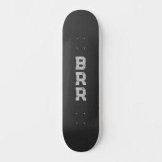 Skateboard ARRIÈRE - PLAN noir du logo GRR