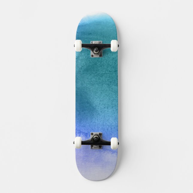 Skateboard Arrière - plan peint à la main 12 d'aquarelle (Recto)