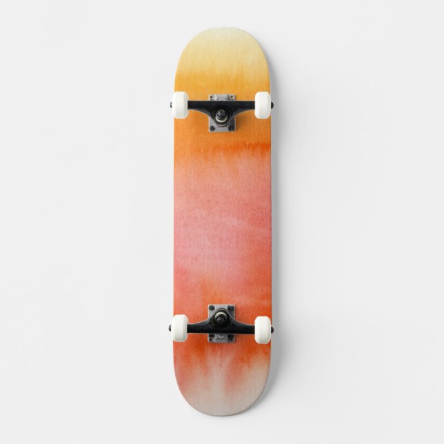 Skateboard Arrière - plan peint à la main 17 d'aquarelle (Recto)