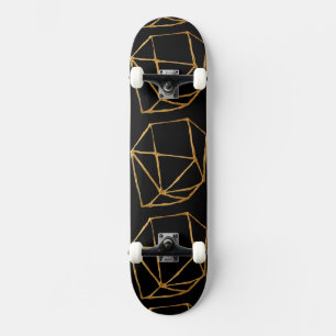 Skateboard Arrière - plan personnalisé Cubes or cool