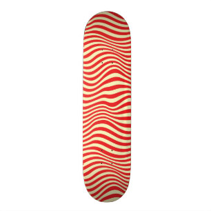 Skateboard Arrière - plan rayé