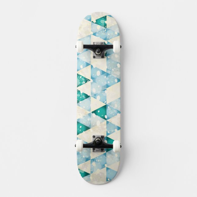 Skateboard arrière - plan rétro Abstrait (Recto)
