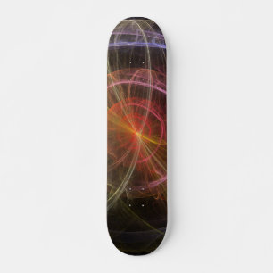 Skateboard Art abstrait nouveau monde