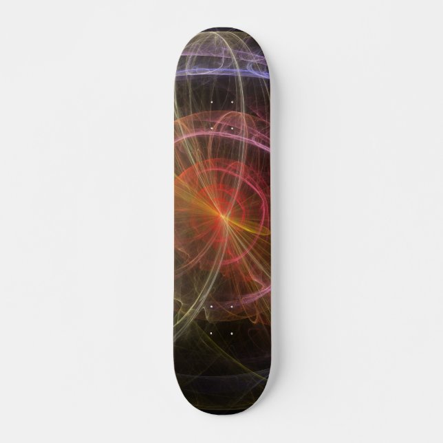 Skateboard Art abstrait nouveau monde (Devant)