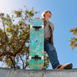 Skateboard Art abstrait : Petites créatures marines 