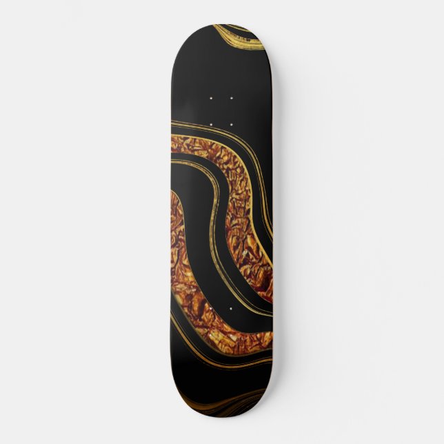 Skateboard art de couleur vibratoire (Recto)