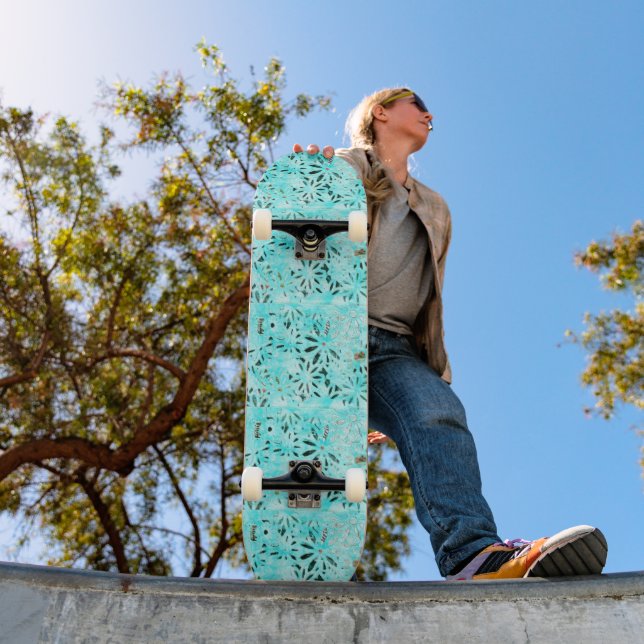 Skateboard Art de daisy multimédia  (Extérieur 1)