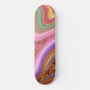 Skateboard art de la couleur vibratoire