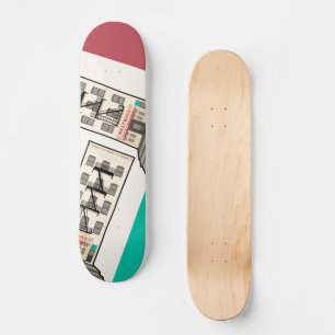 Skateboard Art de l'architecture new-yorkaise moderne