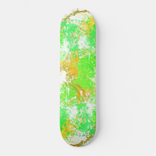 Skateboard Art de peinture Abstrait (Recto)