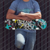 HANABASS Planche Skateboard Vierge à Customiser - Deck DIY Graffiti & Peinture - 7 Couches Maple Solide