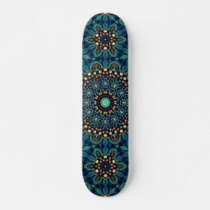 Skateboard Art de rue Mandala Abstrait