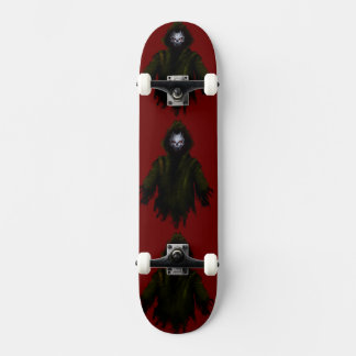 Skateboard Art de rue sombre et effrayant de style gothique r