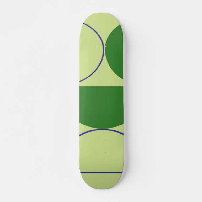 Skateboard art des formes abstraites (Devant)