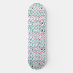 Skateboard Art du chat Cute Cat Rainbows