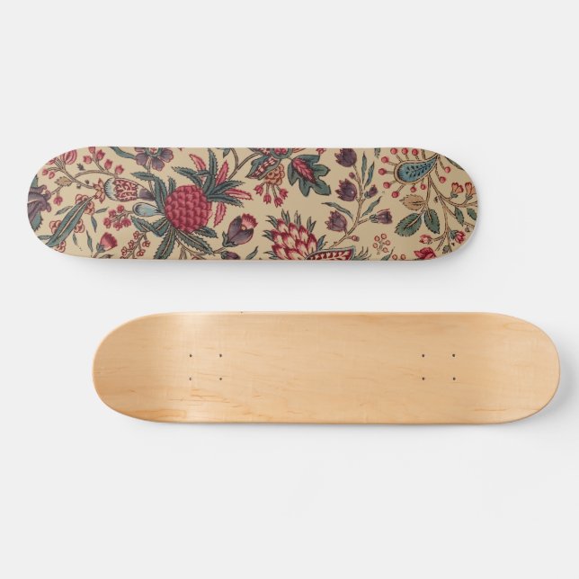 Skateboard Art floral de la tapisserie (Horz)