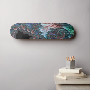 Skateboard Art fractal de Mandelbrot bohème coloré groovy