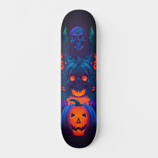 Skateboard art halloween