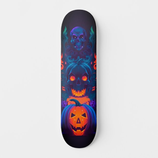 Skateboard art halloween (Recto)