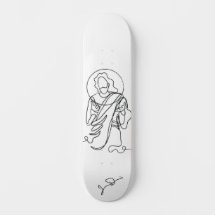 Skateboard Art lié Jésus Imprimer