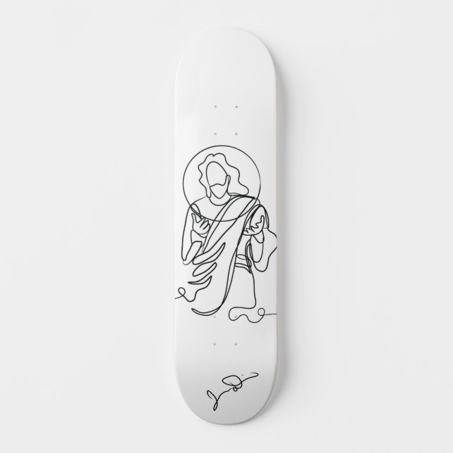 Skateboard Art lié Jésus Imprimer (Recto)
