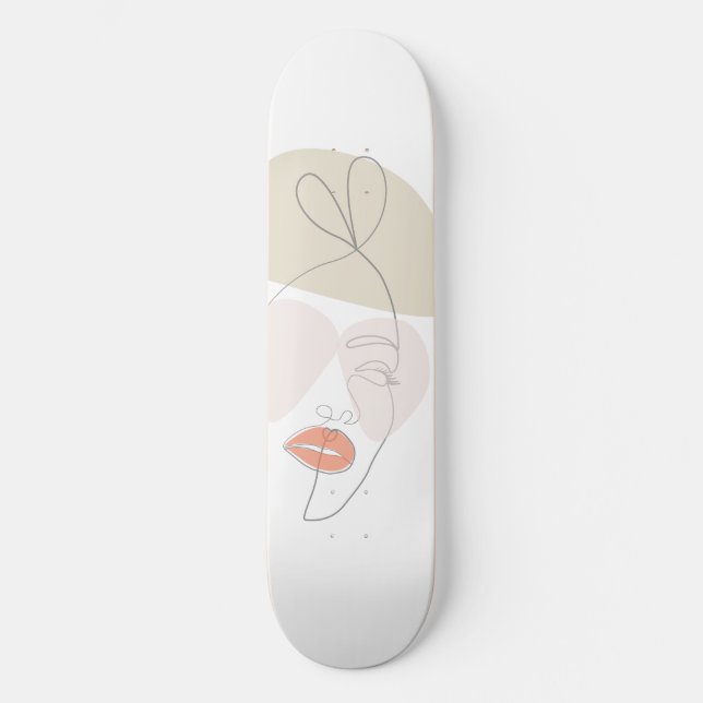 Skateboard Art minimaliste (Recto)