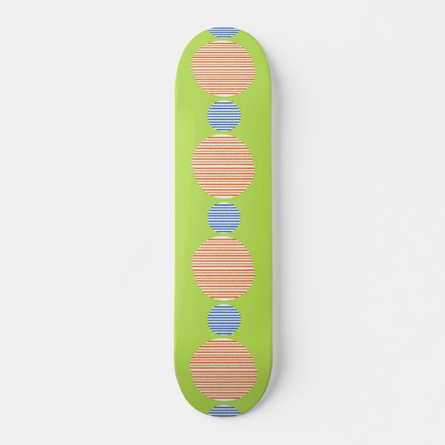 Skateboard Art moderne abstrait (Devant)