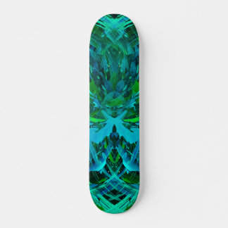 Skateboard Art Moderne Abstrait Vert