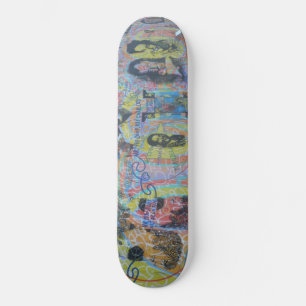 Skateboard Art Mur Urba Graffiti