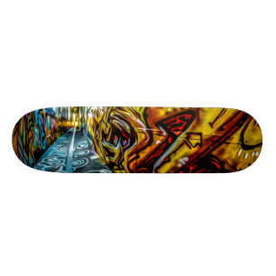 Skateboard Art Mur Urba Graffiti
